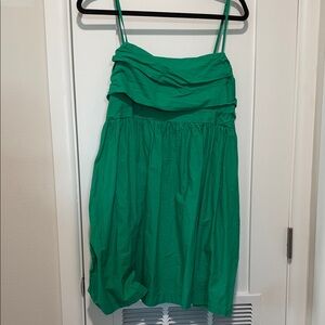 Kelly Green spaghetti strap Dress
